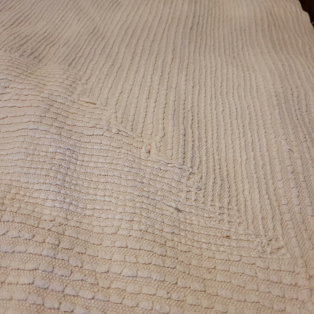 Plush Cream Shag Rug